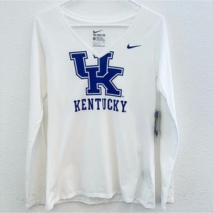 Nike UK Kentucky Wildcats Logo Long Sleeve T-Shirt Small NWT